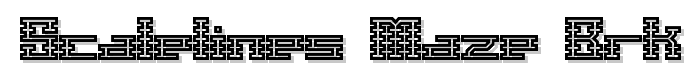 Scalelines Maze BRK font